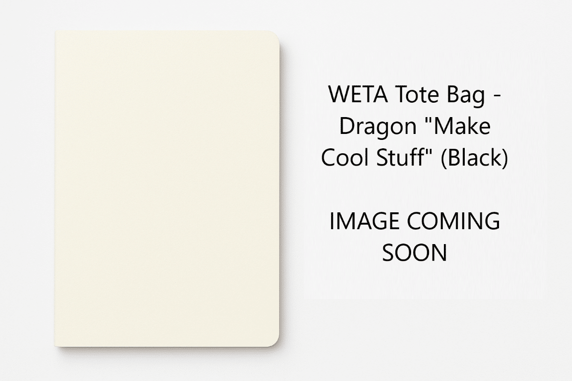 WETA Tote Bag - Dragon "Make Cool Stuff" (Black) - Wētā Workshop