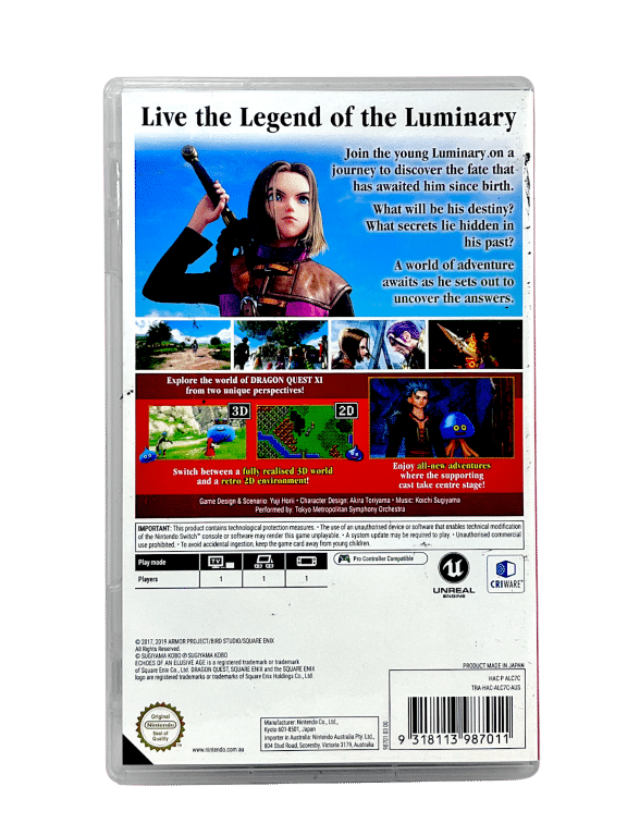 DRAGON QUEST XI S: Echoes of an Elusive Age - Definitive Edition (Switch)