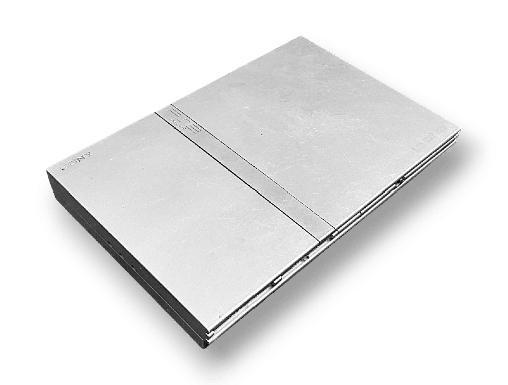 PS2 Slim SILVER Premium Console Bundle