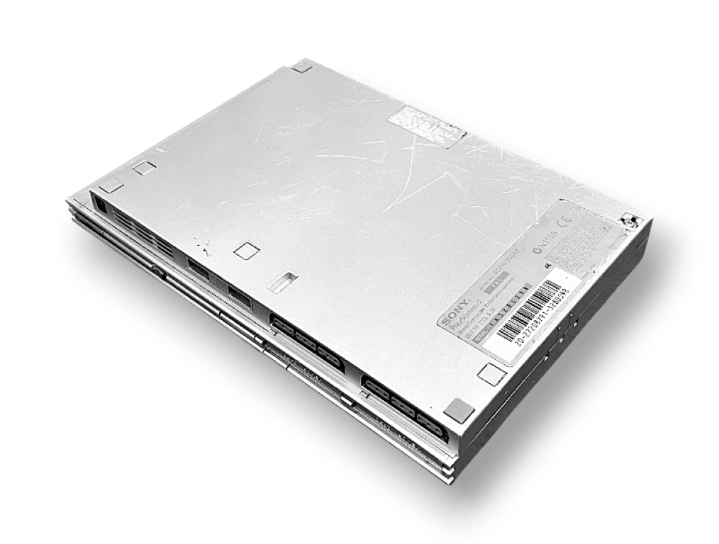 PS2 Slim SILVER Premium Console Bundle