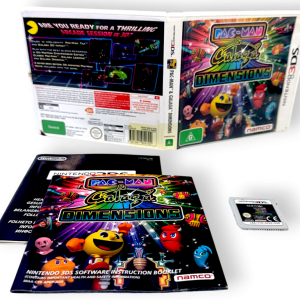 PAC-MAN & Galaga Dimensions (3DS) *EXCELLENT & COMPLETE*