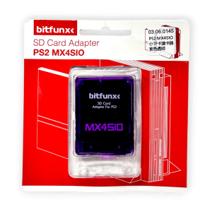 PS2 Memory Card SD Card Adapter PS2 MX4SIO (NEW SEALED) PURPLE