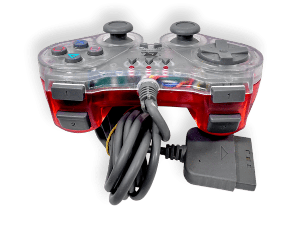 Gamester PS1 Controller Translucent Red - Image 2