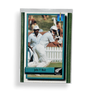 Black Caps Card: John F. Reid NZ Cricket Card