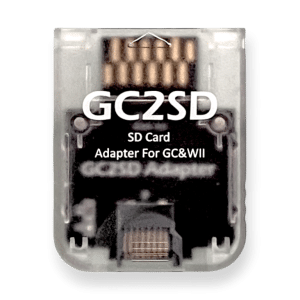 Nintendo GameCube Memory Card ADAPTER (TAKES MicroSD Card)