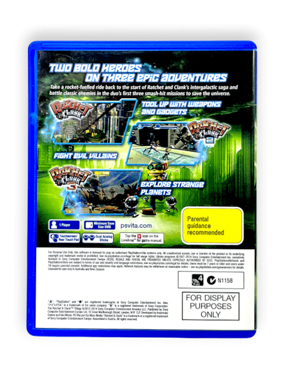 The Ratchet & Clank TRILOGY (PS Vita) *MINT COMPLETE* - Image 3