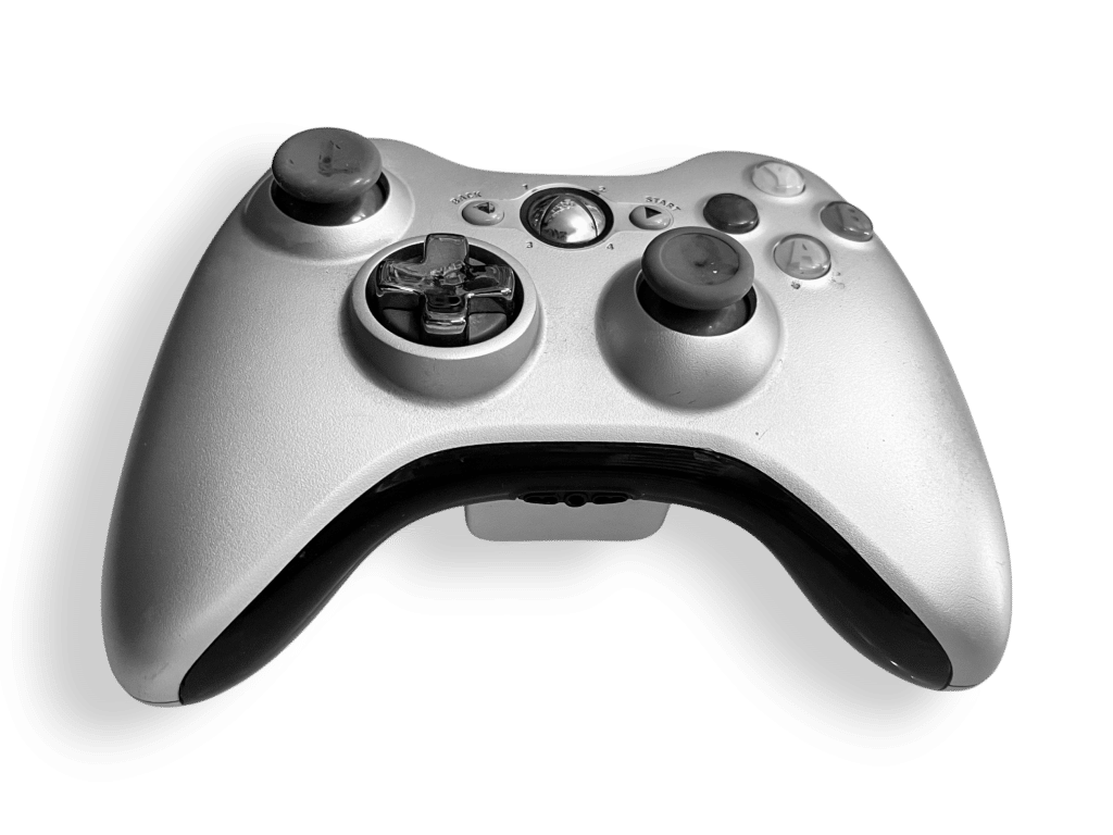 Genuine Microsoft Xbox 360 Controller SILVER - Image 3