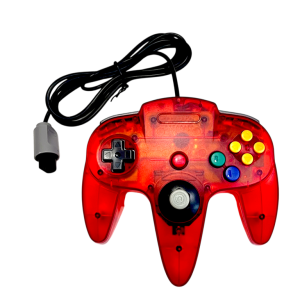 Nintendo 64 Controller N64 Controller Translucent RED (NEW)