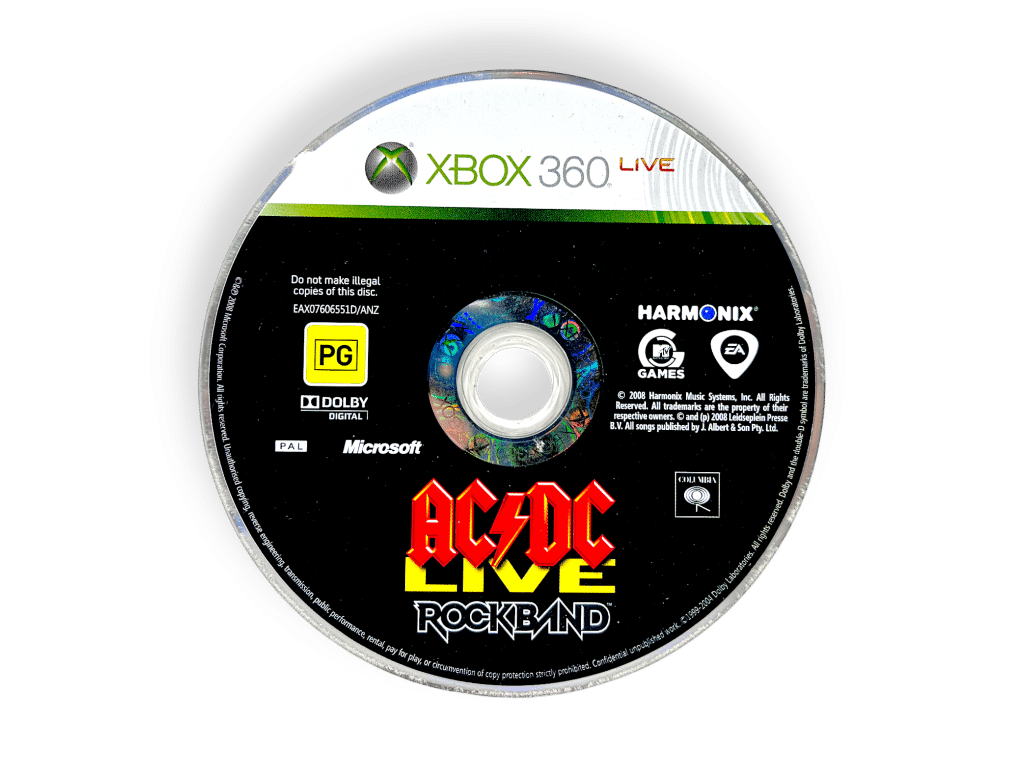 AC/DC Live: Rock Band (Xbox 360) GAME ONLY