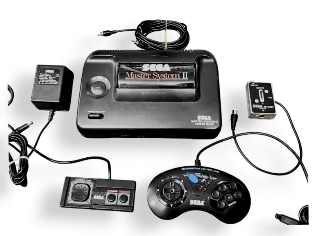SEGA Master System II Console + 2 Genuine Sega Controllers - Appleby Games