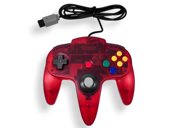 Nintendo 64 Controller N64 Controller Translucent RED (NEW)