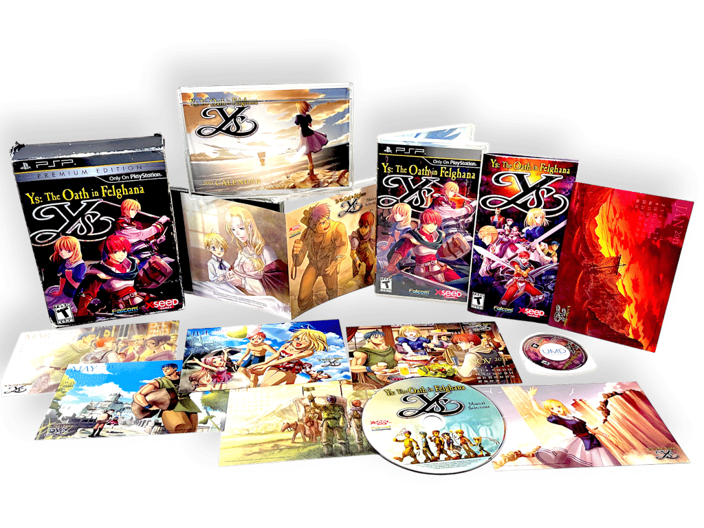 Ys: The Oath in Felghana Premium Edition (PSP) BOXED COLLECTOR'S EDITION