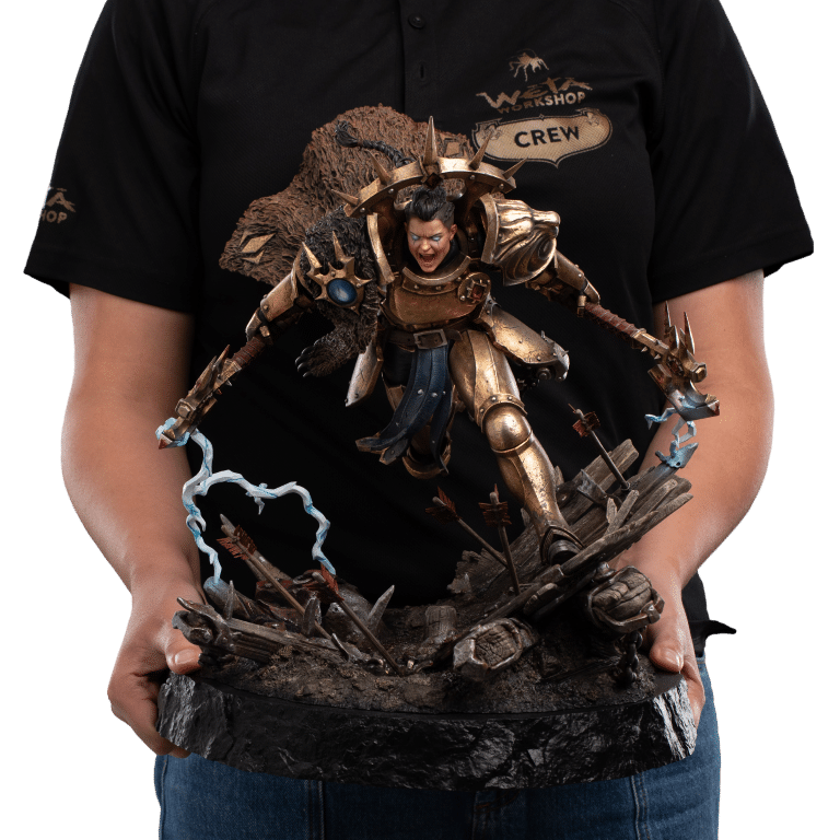 WETA Warhammer: Neave Blacktalion, The God-King's Assassin 1:6 Scale Statue - Image 7