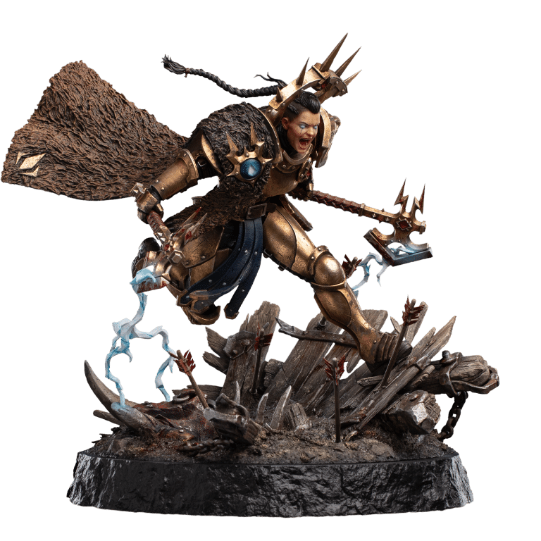 WETA Warhammer: Neave Blacktalion, The God-King's Assassin 1:6 Scale Statue - Image 3