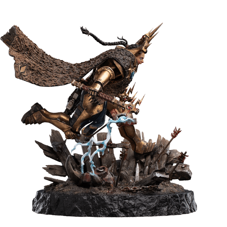 WETA Warhammer: Neave Blacktalion, The God-King's Assassin 1:6 Scale Statue - Image 5