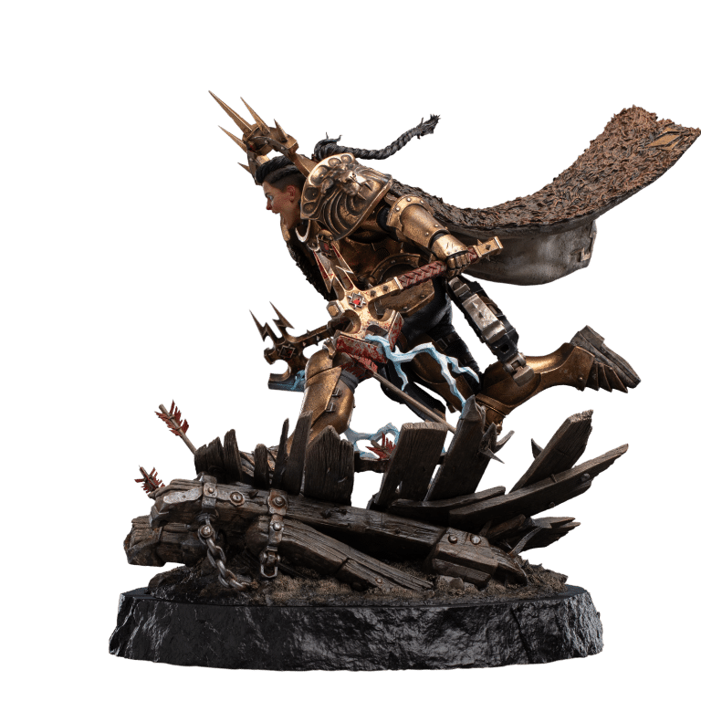 WETA Warhammer: Neave Blacktalion, The God-King's Assassin 1:6 Scale Statue - Image 10