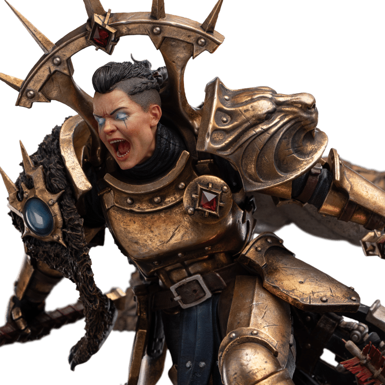 WETA Warhammer: Neave Blacktalion, The God-King's Assassin 1:6 Scale Statue - Image 4