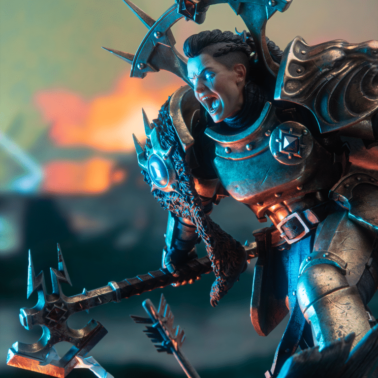 WETA Warhammer: Neave Blacktalion, The God-King's Assassin 1:6 Scale Statue - Image 20