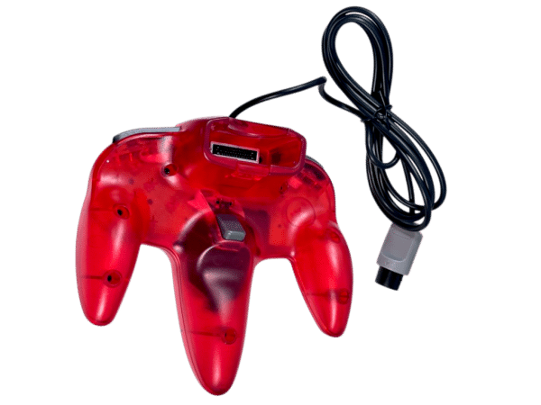 Nintendo 64 Controller N64 Controller Translucent RED (NEW) - Image 2