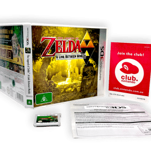 The Legend of Zelda: A Link Between Worlds (3DS SILVER COVER) *MINT COMPLETE*
