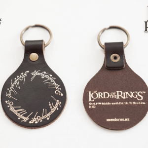WETA Lord of the Rings Leather Keyring – One Ring Inscription