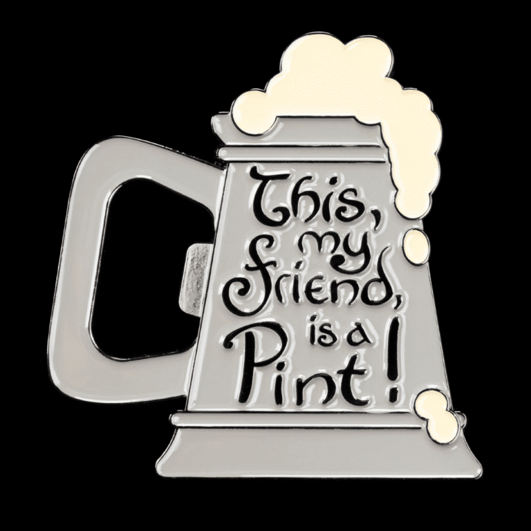 WETA Lord of the Rings Fridge Magnet (Enamel) – This, My Friend, Is a Pint!