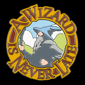 WETA Lord of the Rings Fridge Magnet (Enamel) – A Wizard Is Never Late