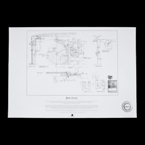WETA Lord of the Rings Blueprint – The Door of Bag End