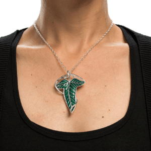 WETA Lord of the Rings Elven Leaf Brooch & Chain