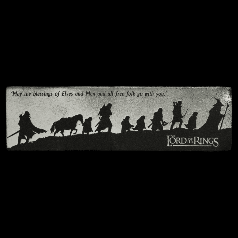 WETA Lord of the Rings Leather Bookmark – The Fellowship Silhouette
