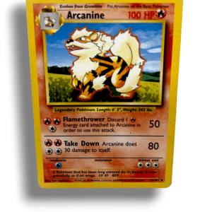 POKEMON TCG - Arcanine 23 Base Set Unlimited Lightly played