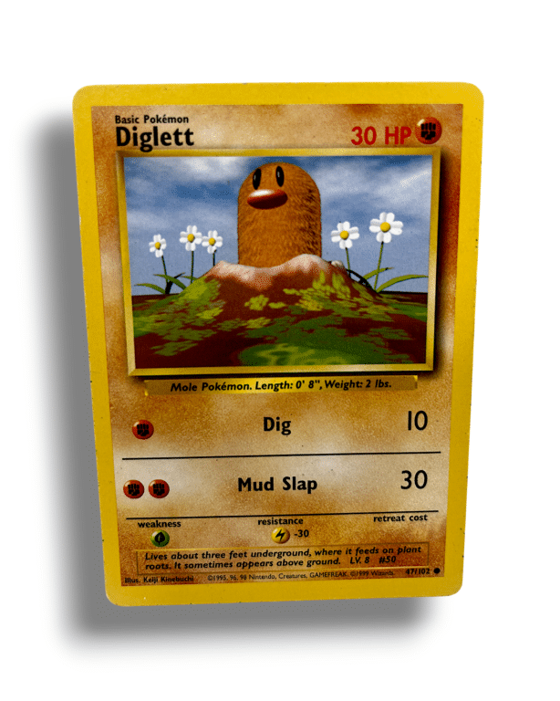 POKEMON TCG - Diglett 47 Base Set Unlimited - Appleby Games
