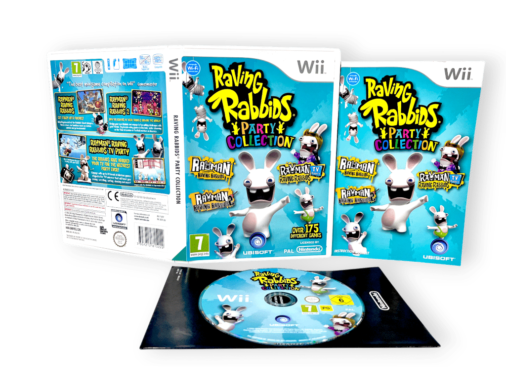 Raving Rabbids PARTY COLLECTION (Wii) *MINT COMPLETE* - Appleby Games