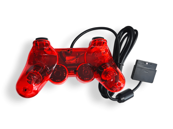 PS2 Controller (Dualshock Compatible) *TRANSLUCENT RED*