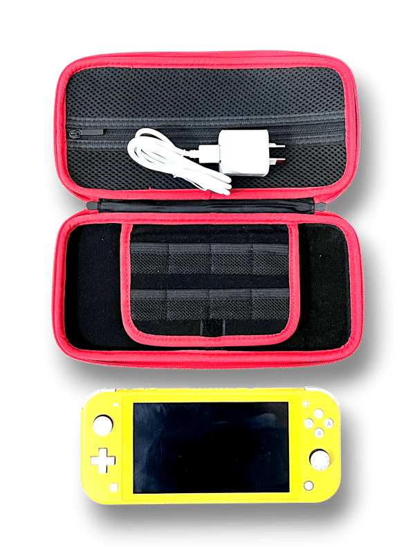NINTENDO Switch Lite - Yellow + Case + 64GB Mem Card - Image 4