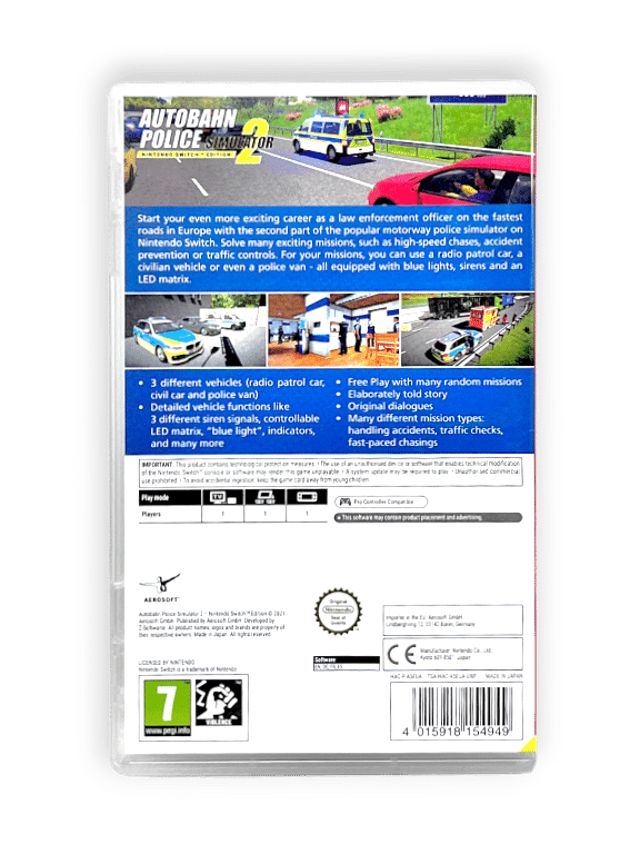 Autobahn Police Simulator 2 (Nintendo Switch) - Image 2