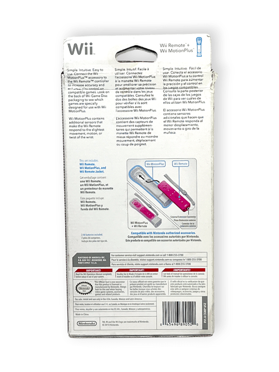 Genuine Ninendo Wii Remote Motion Plus (BRAND NEW IN SEALED BOX) - Image 3