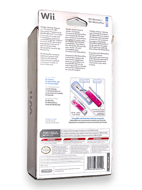 Genuine Ninendo Wii Remote Motion Plus (BRAND NEW IN SEALED BOX) - Image 6