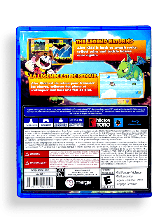 Alex Kidd in Miracle World DX (PS4)