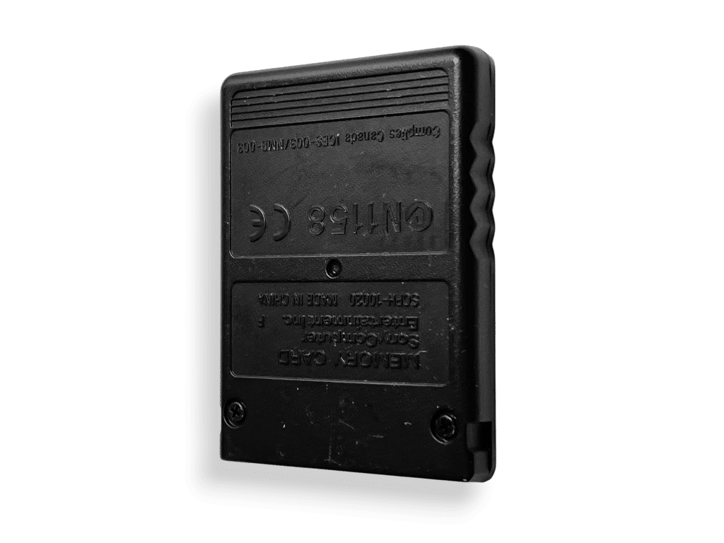GENUINE SONY PS2 Memory Card – Black - Image 3