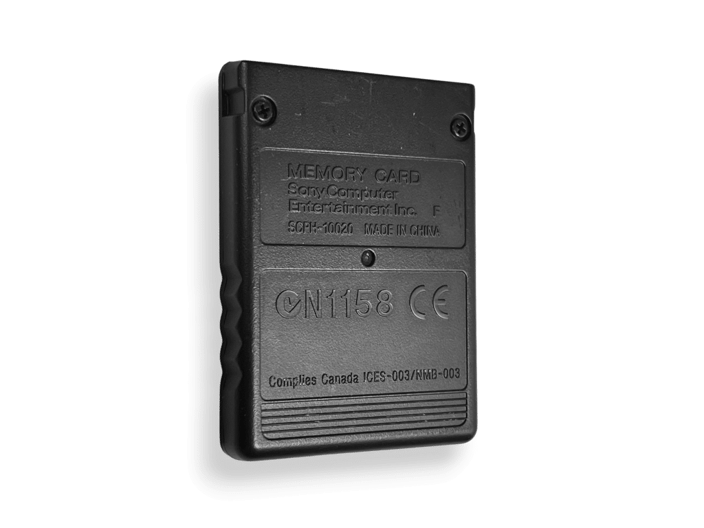 GENUINE SONY PS2 Memory Card – Black - Image 2
