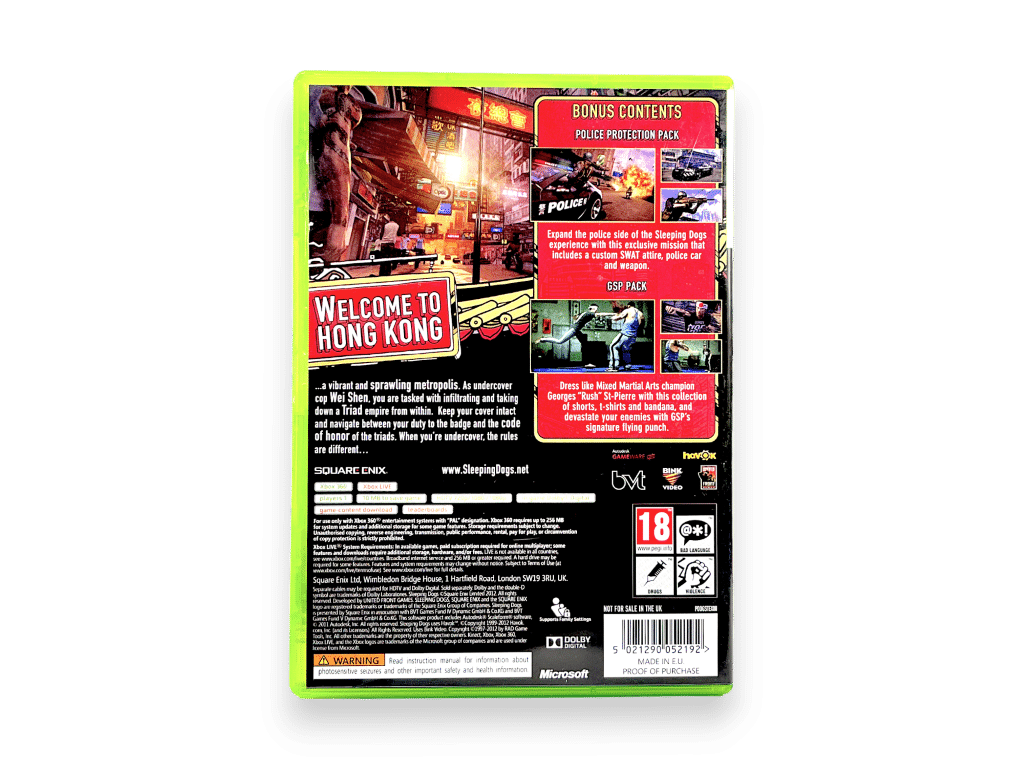 Sleeping Dogs – Limited Edition (Xbox 360) *AS NEW - MINT COLLECTOR'S* - Image 2