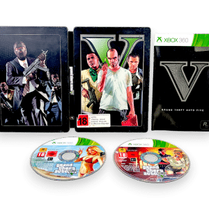 Grand Theft Auto V (Xbox 360 – STEELBOOK EDITION)