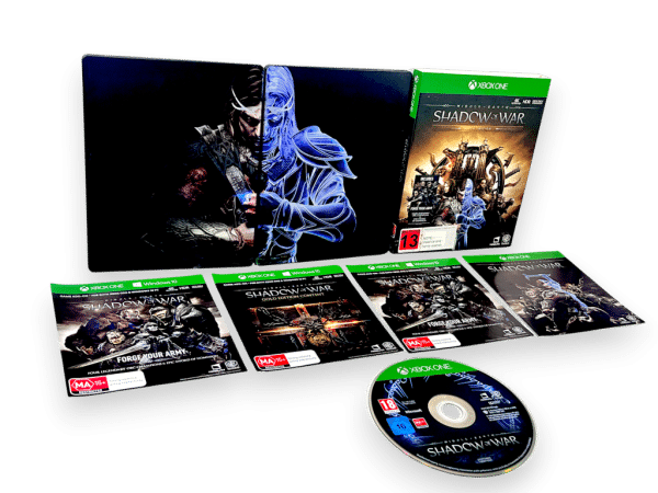 Middle-Earth Shadow of Mordor GOLD EDITION Xbox One *BOXED STEEL EDITION - MINT* - Image 3