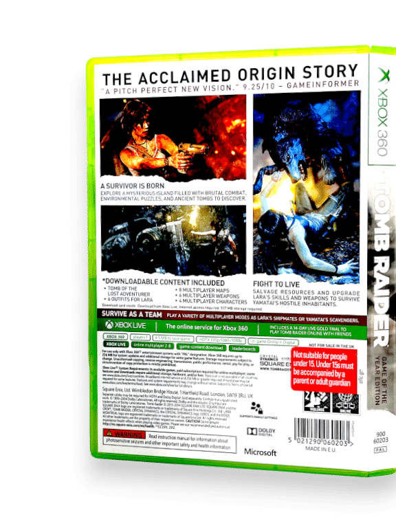 Tomb Raider Game of the Year Edition (Xbox 360) *MINT COLLECTOR'S* - Image 5