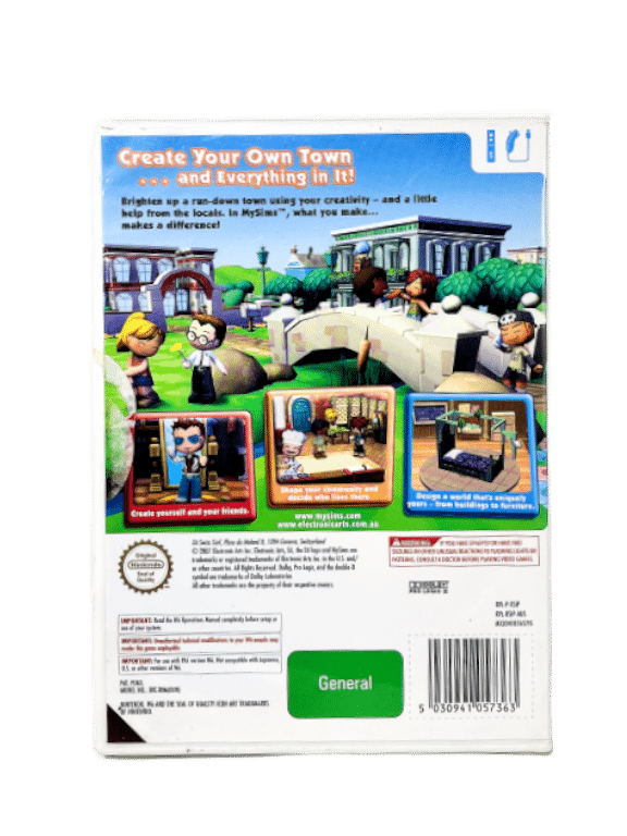 MySims (Wii) My SIMS Original *EXCELLENT & COMPLETE* - Image 2