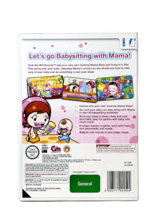 Cooking Mama World: Babysitting Mama (Wii) *EXCELLENT & COMPLETE* - Image 2