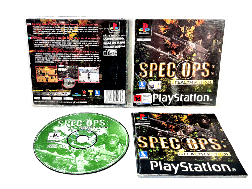 Spec Ops: Stealth Patrol (PS1) *EXCELLENT & COMPLETE*
