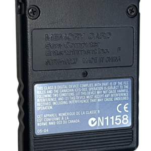 GENUINE SONY PS2 Memory Card - Black