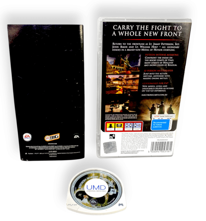 Medal of Honor: Heroes VOL 1 (PSP) *EXCELLENT & COMPLETE* - Image 2